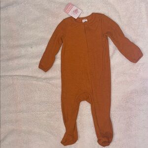 PatPat Warm Orange Kids Footie